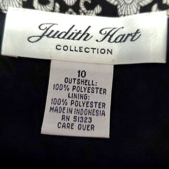 Judith Hart Black Vintage Boho Diamond Chiffon Overlay Maxi Skirt - Picture 8 of 8